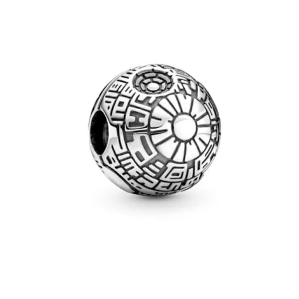 925 Silver Death Star Star Wars Clip Charm